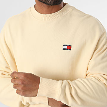 Tommy Jeans - Etiqueta 0638 Sudadera cuello redondo Amarillo