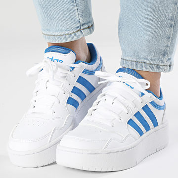 Adidas Sportswear - Baskets Femme Hoops 3.0 Bold W JI3455 Footwear White Blue Bird