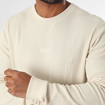 BOSS - Sweat Crewneck Structure 50535863 Beige