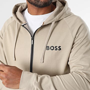 BOSS - Sweat Zippé Capuche Authentic 50535830 Beige