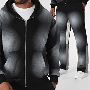 Ikao - Ensemble De Survetement Noir Gris