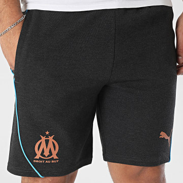 Puma - Pantaloncini da jogging OM Casuals 778250 Nero Heather