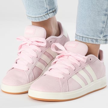 Adidas Sportswear - Baskets Femme Grand Court 00s K JP5895 Clear Pink Off White Gum