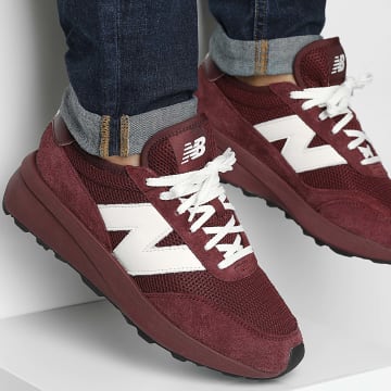 New Balance - Baskets 370 U370PA Burgundy