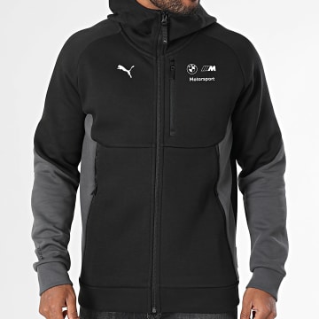 Puma - BMW Motosport Sudadera con capucha y cremallera 632581 Negro
