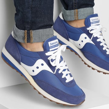 Saucony - Trainer 80 S70884 Scarpe da ginnastica blu reale bianco