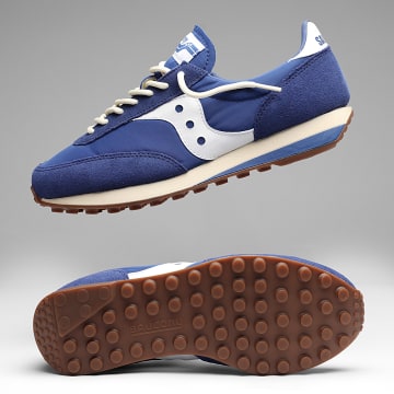 Saucony - Sneakers Trainer 80 S70884 Royal Blau Weiß