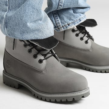 Timberland - Botas Premium 6 En Encaje Impermeable Medio A6G1R Gris Nubuck