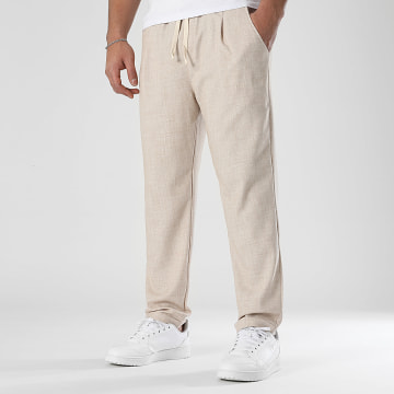 LBO - Pantalon Habillé Texturé 1716 Beige Chiné