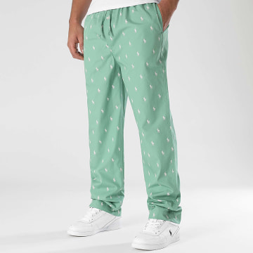 Polo Ralph Lauren - Pantalon Jogging All Over Player Vert Clair