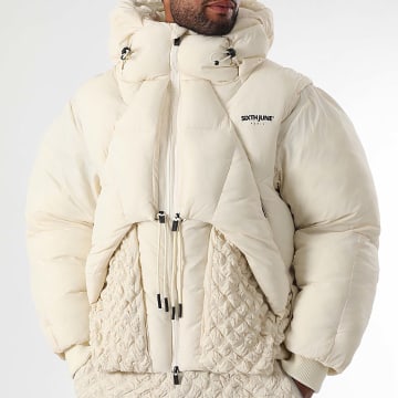 Sixth June - Doudoune Capuche Beige