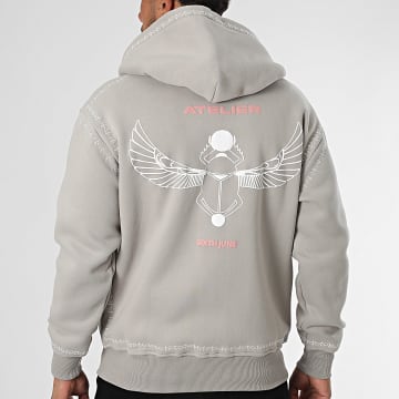Sixth June - Zipped Hoodie Grey