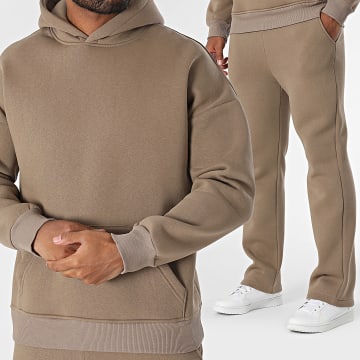 Uniplay - Ensemble De Survetement Beige Foncé