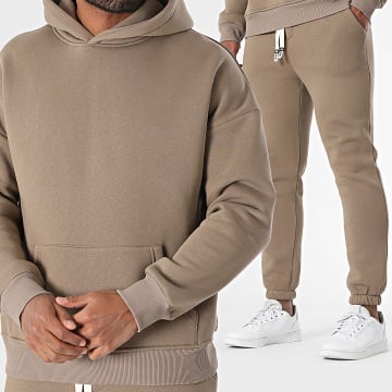 Uniplay - Ensemble De Survetement Beige Foncé