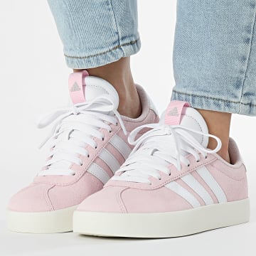 Adidas Sportswear - Baskets Femme VL Court 3.0 JP5325 Clear Pink Footwear White Off White