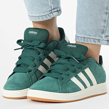 Adidas Sportswear - Baskets Femme Grand Court 00s K JP5893 Collegiate Green Off White Gum 10