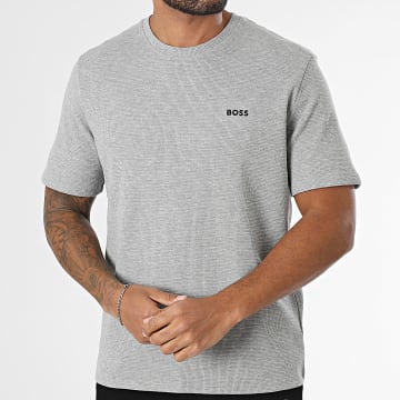 BOSS - Camiseta Waffle 50535891 Gris