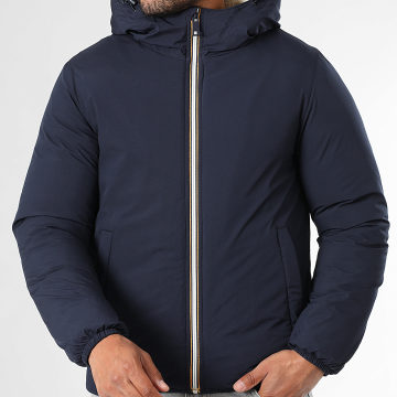 LBO - Chaqueta con capucha y cremallera 0002 Azul marino