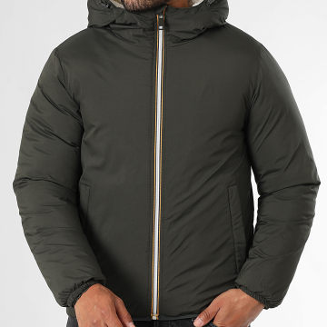 LBO - Chaqueta con capucha y cremallera 0003 Caqui Verde
