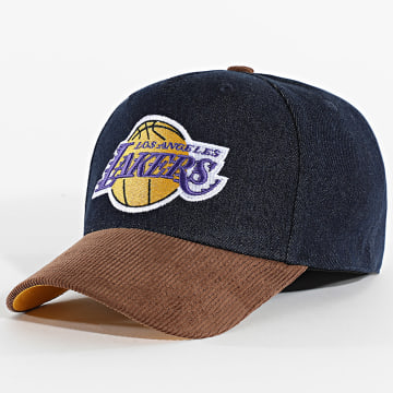 Mitchell and Ness - Los Angeles Lakers Gorra vaquera HP9529 Azul crudo Marrón