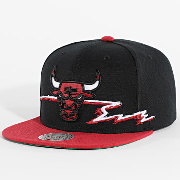 Mitchell and Ness - Life Line Chicago Bulls NBA Snapback Cap HS9550 Negro Rojo