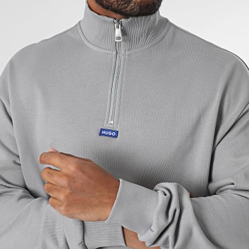 Hugo Azul - Sudadera Neeler Cuello con cremallera 50522367 Gris