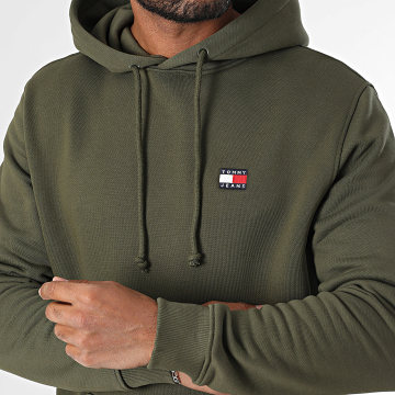 Tommy Jeans - Sudadera con capucha 0258 verde caqui