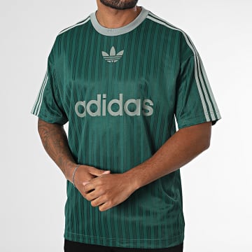 Adidas Originals - Tee Shirt Adicolor Poly JP1028 Vert Foncé