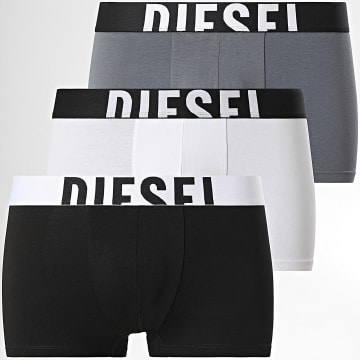 Diesel - Set di 3 boxer A17580-0HJBW nero bianco grigio
