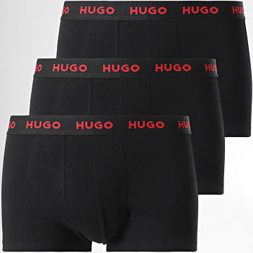 HUGO - Lot De 3 Boxers 50532611 Noir