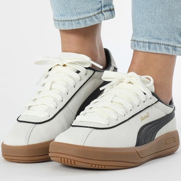 Puma - Baskets Femme Puma Club Klassika SD 400718 Warm White Puma Black Gold