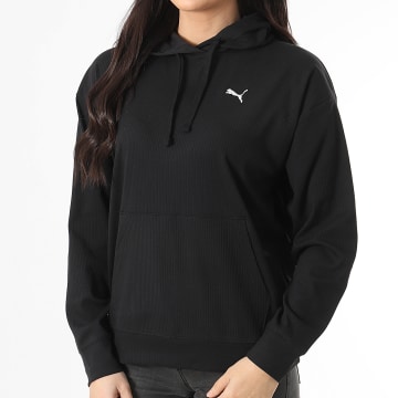 Puma - Sweat Capuche Femme Elevated 685023 Noir