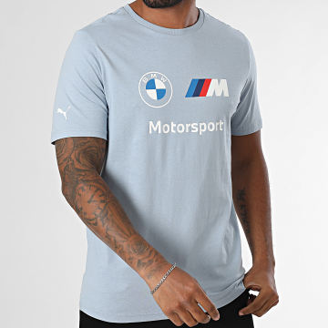 Puma - Camiseta BMW Motorsport Essential Logo 632358 Azul claro
