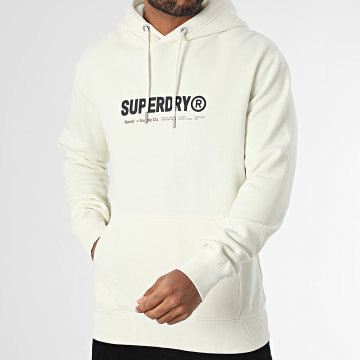 Superdry - Sudadera con capucha Utility Sport M2014037A Crudo