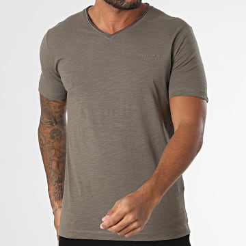 Teddy Smith - Camiseta cuello pico Gildas 11016810D Verde caqui