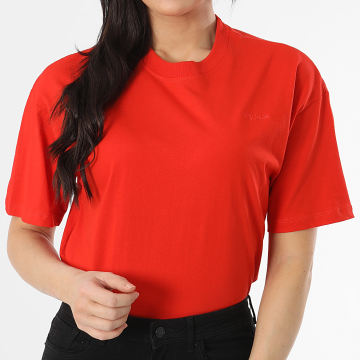 Teddy Smith - Women's Crop Tee Shirt Carla 31017331D Red