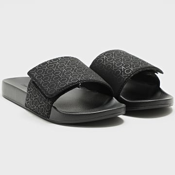 Calvin Klein - Claquettes Pool Slide Mono 1671 Noir
