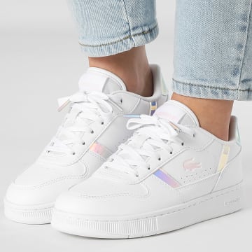 Lacoste - Baskets Femme T-Clip Set 224 White Light Pink