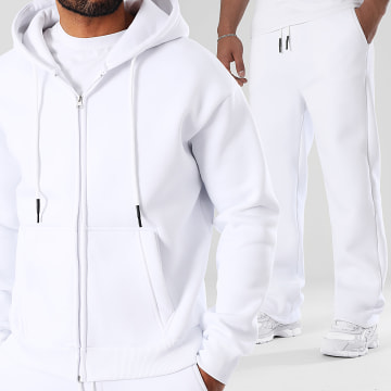 LBO - Set aus Kapuzenpullover und Jogginghose 3717 Weiß