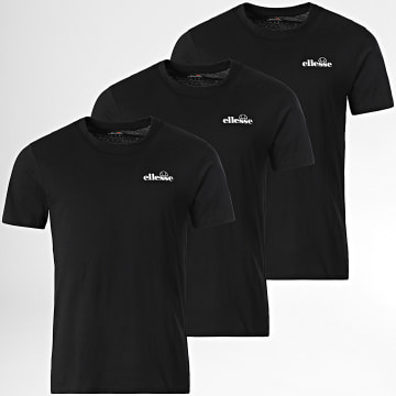 Ellesse - Juego de 3 camisetas Azzini SHZ22415 Negro