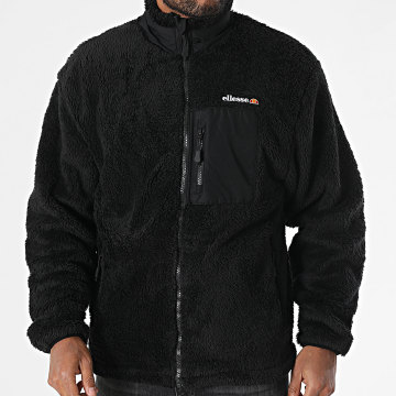 Ellesse - Cervacol Sherpa Fleece Zip Jacket SHZ22305 Negro