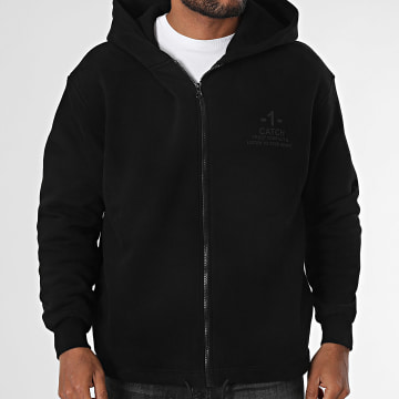 Ikao - Sweat Zippé Capuche Noir