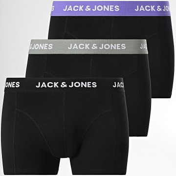 Jack And Jones - Lot De 3 Boxers Axel Noir