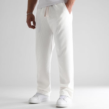 LBO - Pantalon Jogging Texturé Large 1752 Blanc