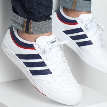 Adidas Sportswear - Baskets Hoops 4.0 JQ9986 Footwear White Dark Blue Team Power Red 2