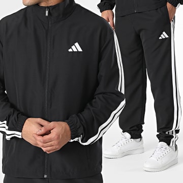 Adidas Sportswear - Ensemble De Survetement A Bandes 3 Stripes JI8849 Noir