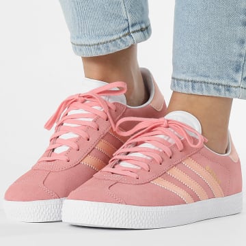 Adidas Originals - Baskets Femme Gazelle J JP5541 Semi Proud Pink Glower Pink Footwear White