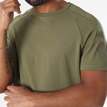 HUGO - Tee Shirt Tonal Logo 50520480 Vert Kaki