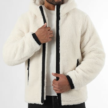 LBO - Veste Polaire Capuche 0015 Beige Clair