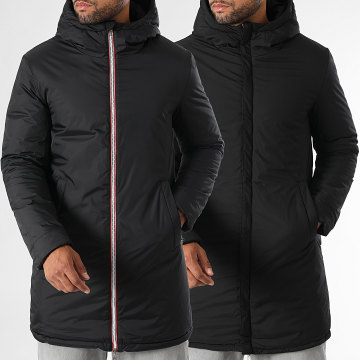 LBO - Parka Capuche Réversible 0017 Noir